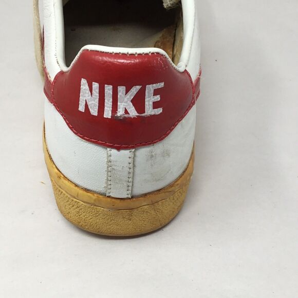 Vtg 1981 Nike Bruin Leather OG Gum Tan Sole Made In Korea ST Seonghwa Men\'s 8.5 main image 4